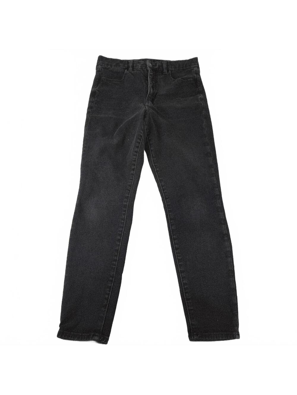 American Eagle Black Denim Pants Jeans washed black size 6 short